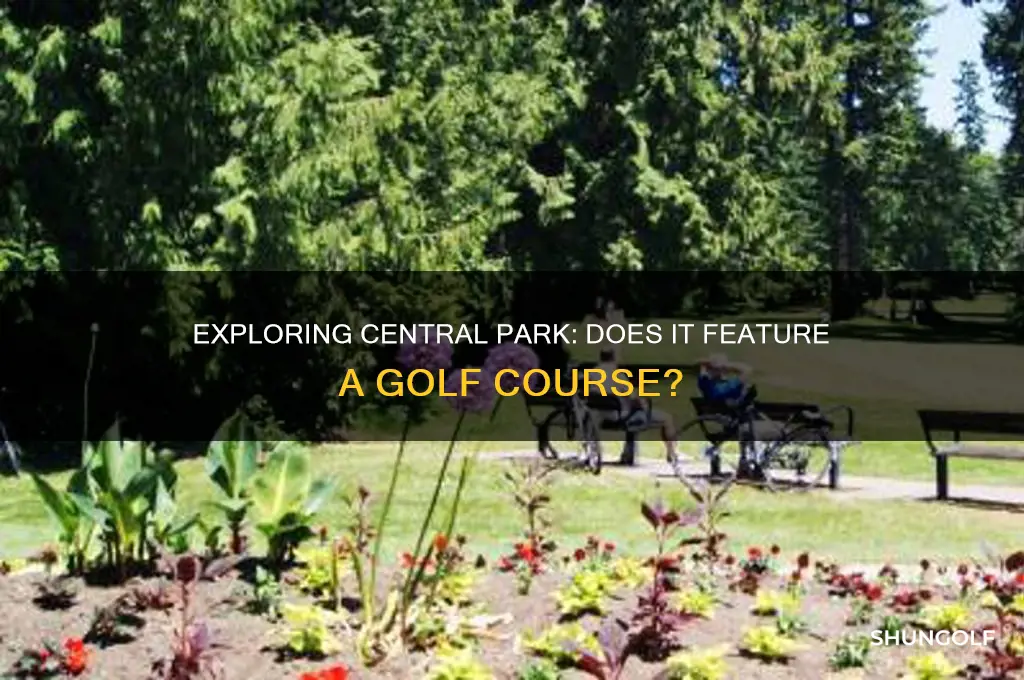 does central park have a golf course