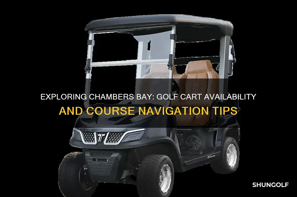 does chambers bay have golf carts