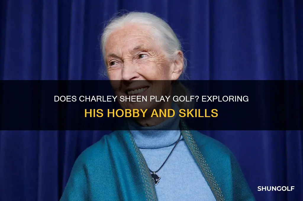 does charley sheen play golf