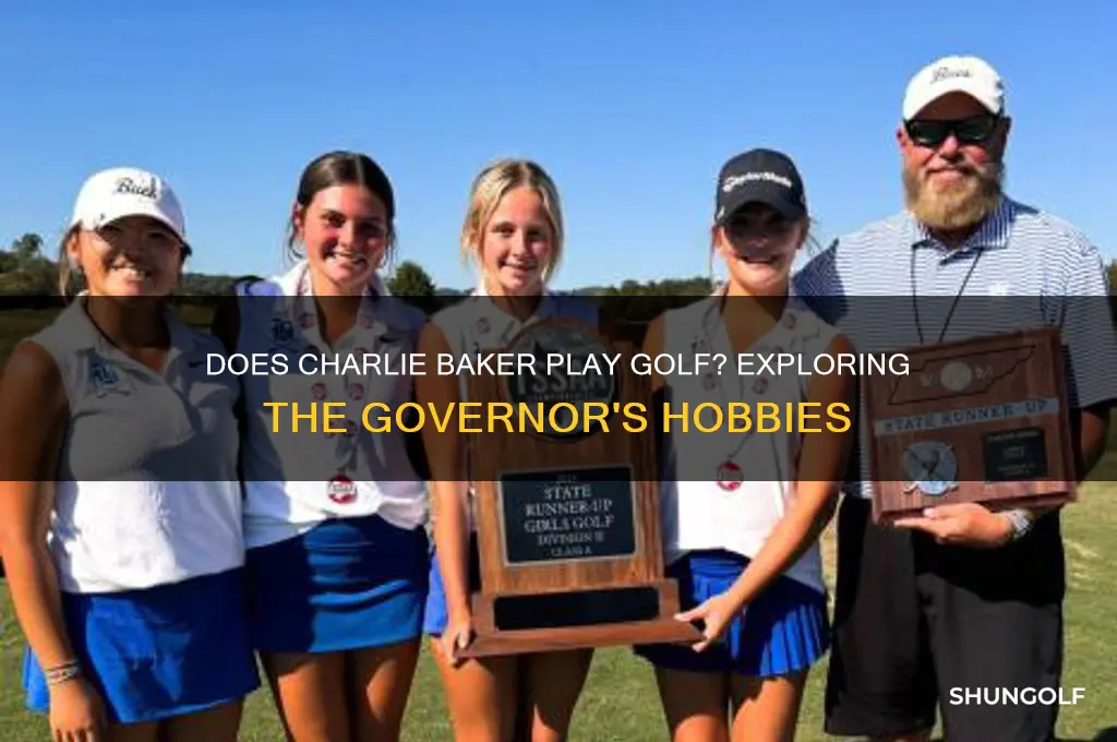 does charlie baker play golf