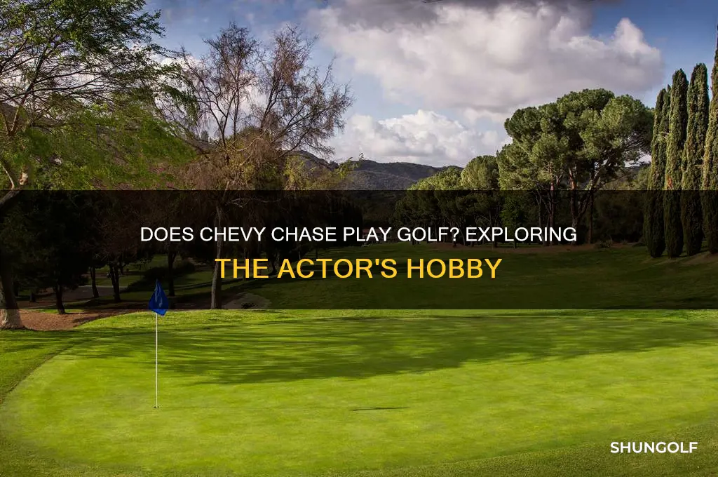 does chevy chase play golf