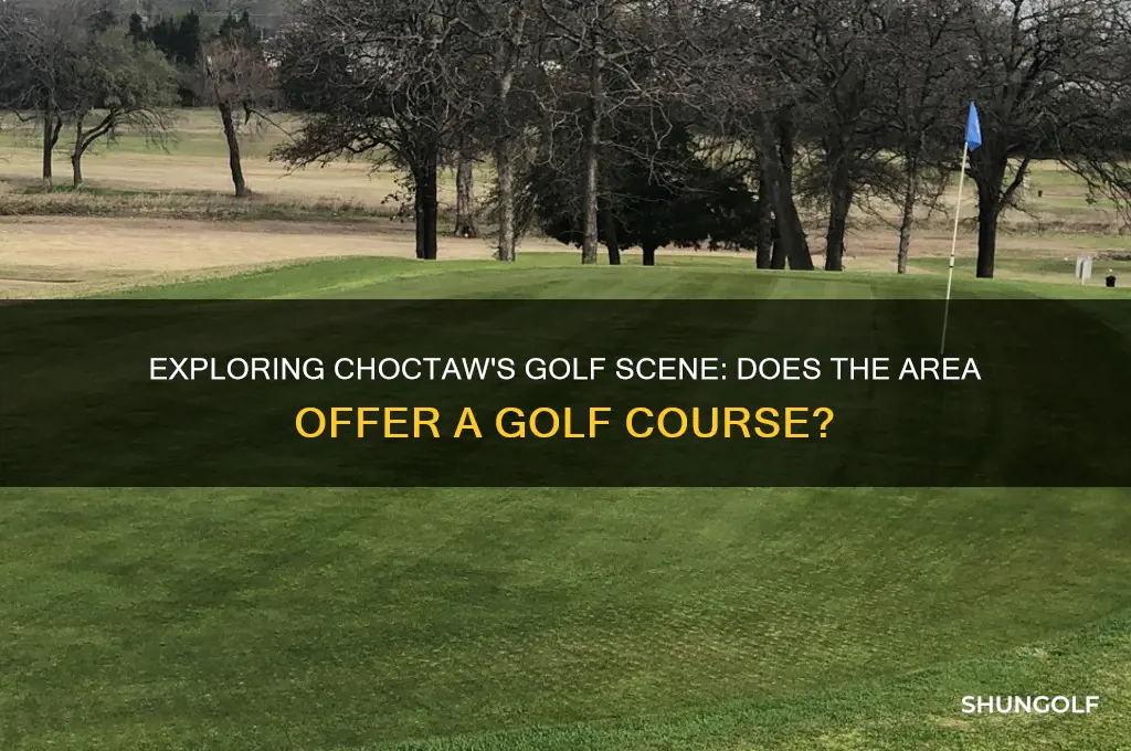 does choctaw have a golf course