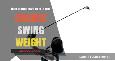 Choking Down on Golf Club: Impact on Swing Weight Explained