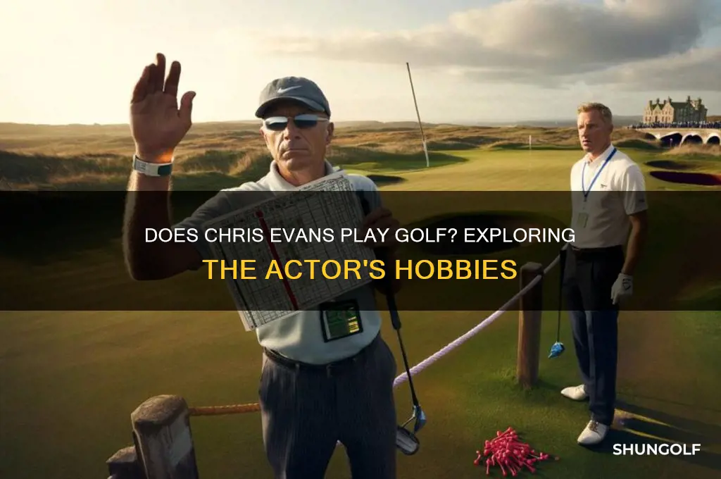 does chris evans play golf