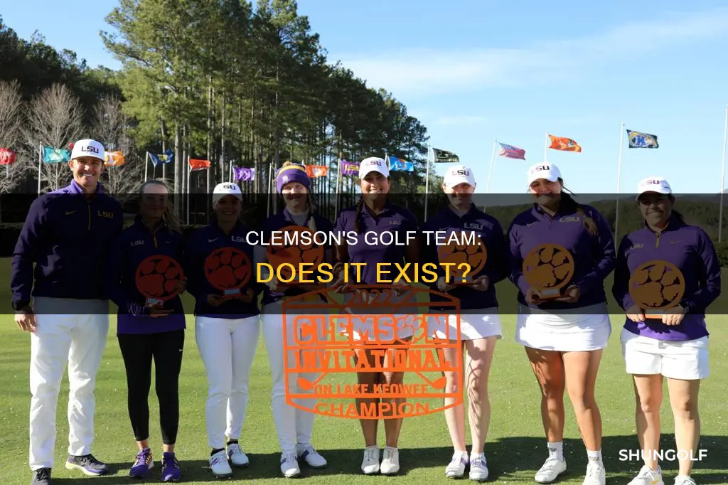 does clemson have a golf team