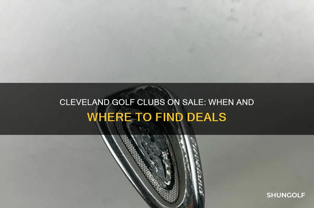 does cleveland golf clubs ever go an sale
