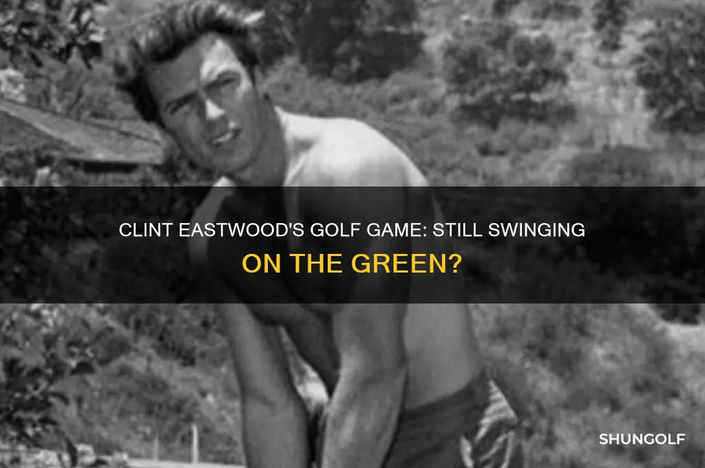 does clint eastwood still play golf