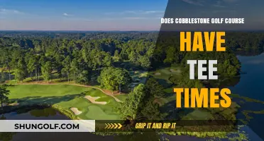 Does Cobblestone Golf Course Offer Tee Times? Find Out Here