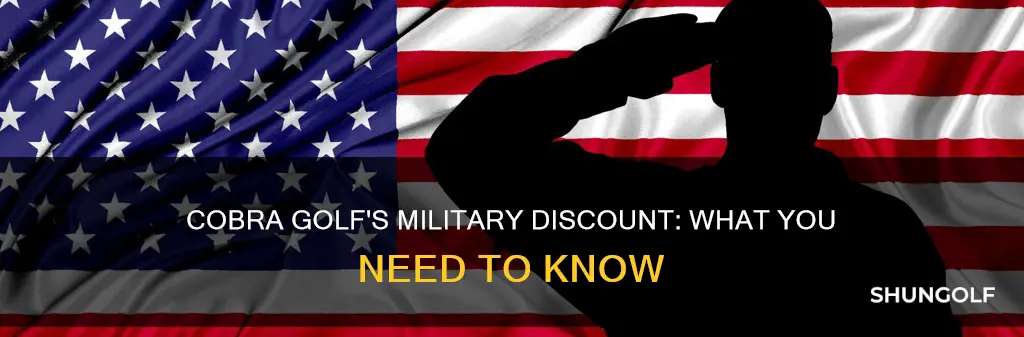 does cobra golf give military discounts