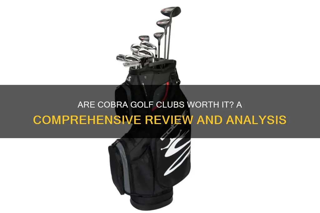 does cobra make good golf clubs
