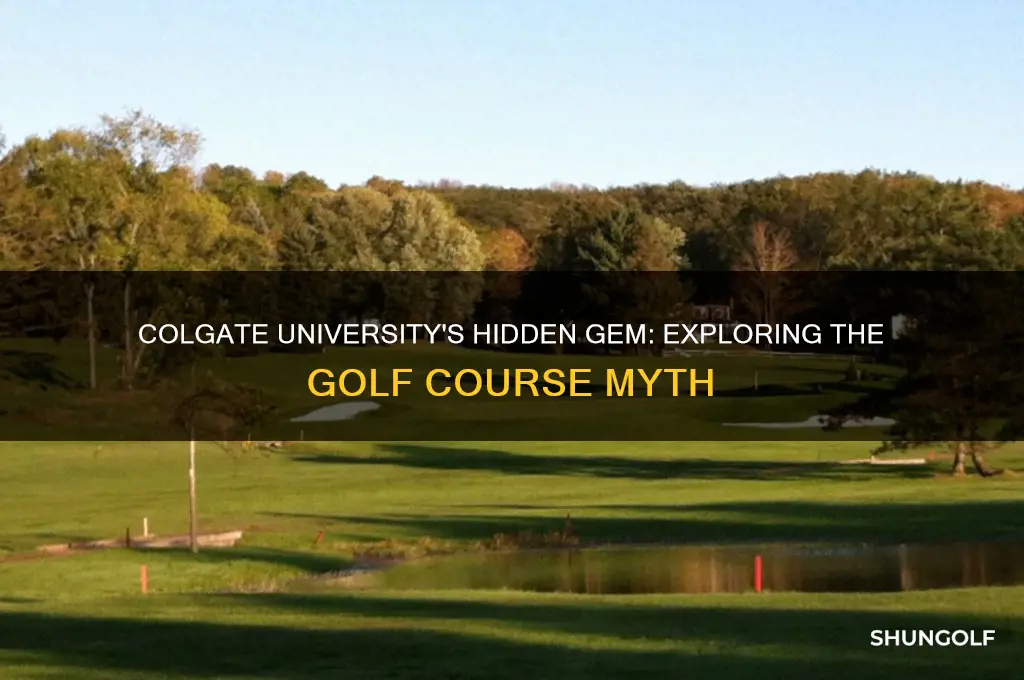 does colgate have a golf course