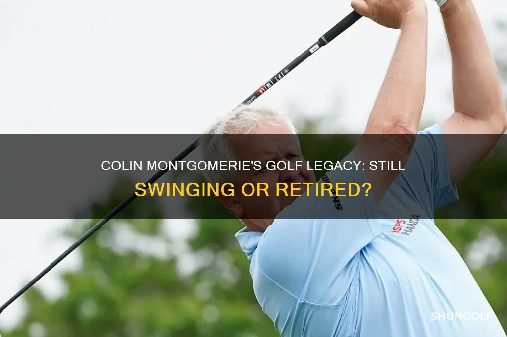 does colin montgomerie still play golf
