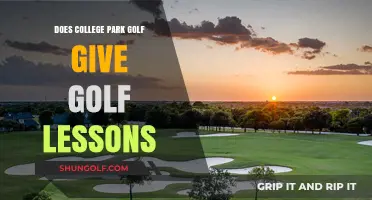 College Park Golf: Are Lessons Available for Beginners and Pros?