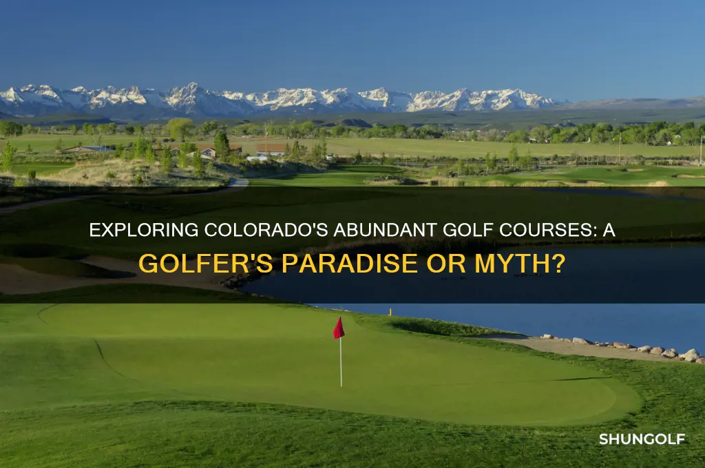 does colorado have a lot of golf courses