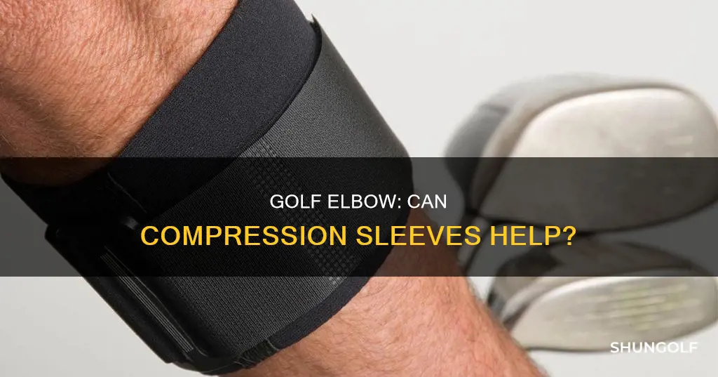 does compression sleeve help golf elbow
