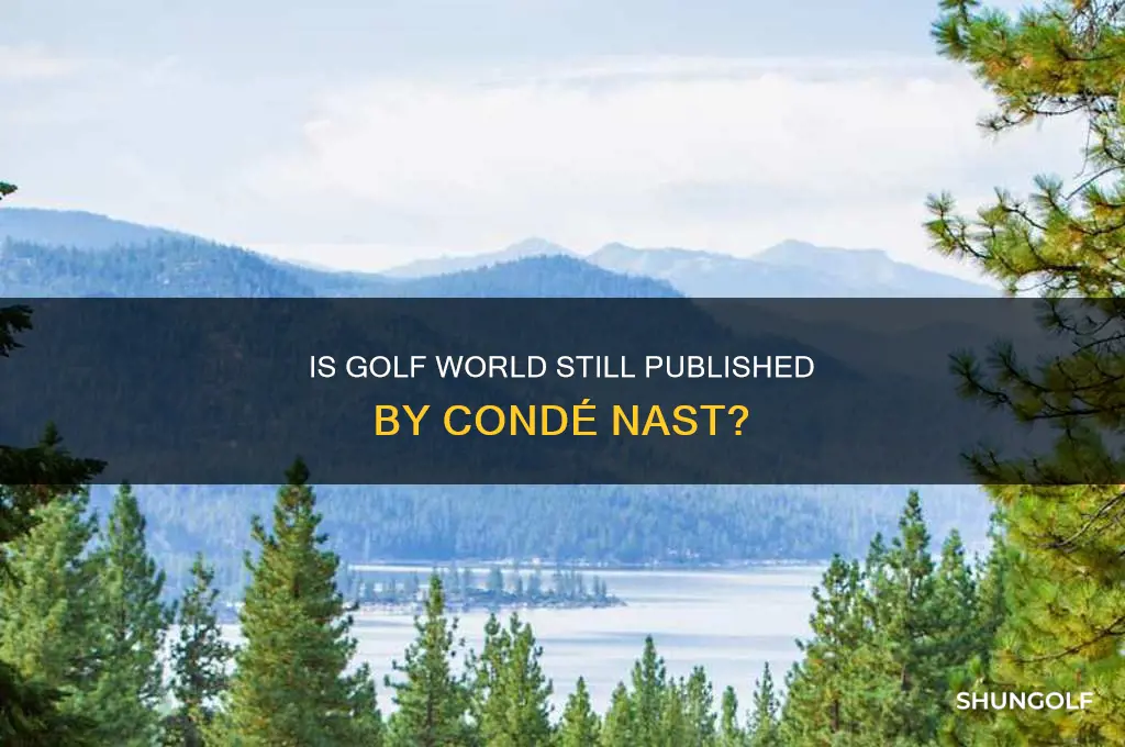 does conde nast still published golf world