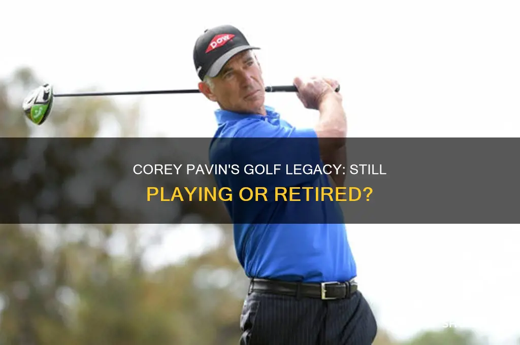 does corey pavin still play golf