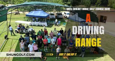 Cricket Ridge Golf Course: Driving Range Availability Explained