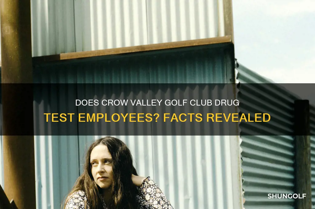 does crow valley golf club drug test