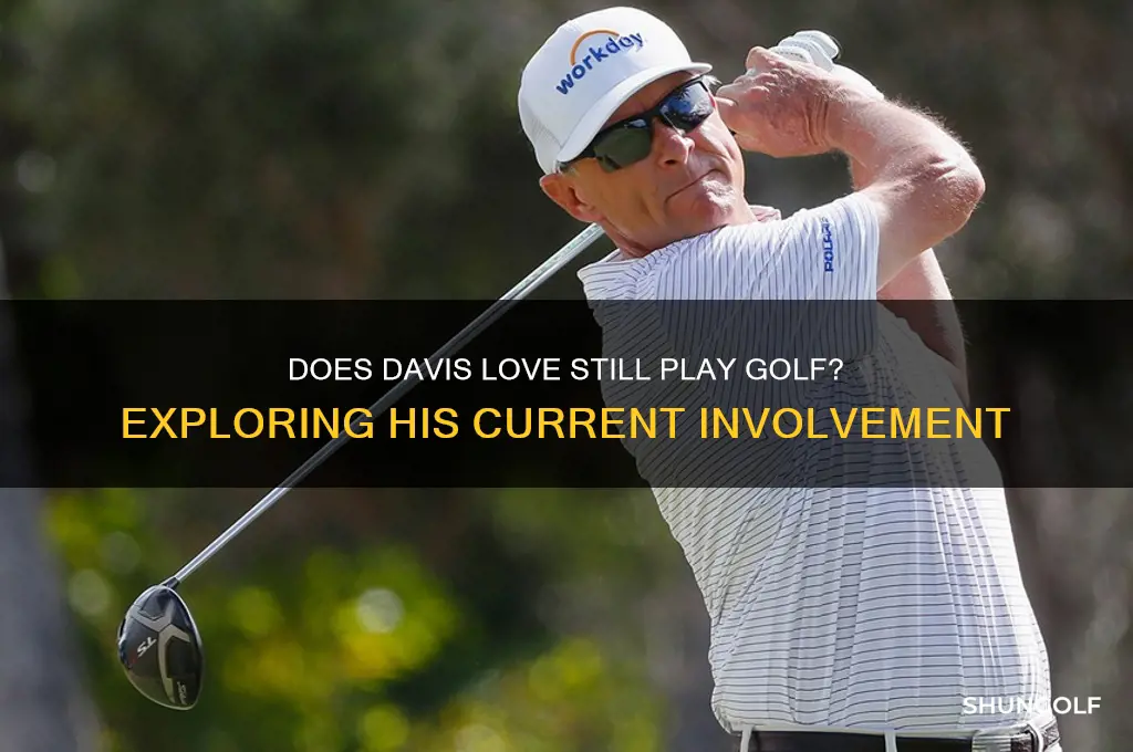does davis love still play golf
