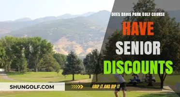 Davis Park Golf Course Senior Discounts: What You Need to Know