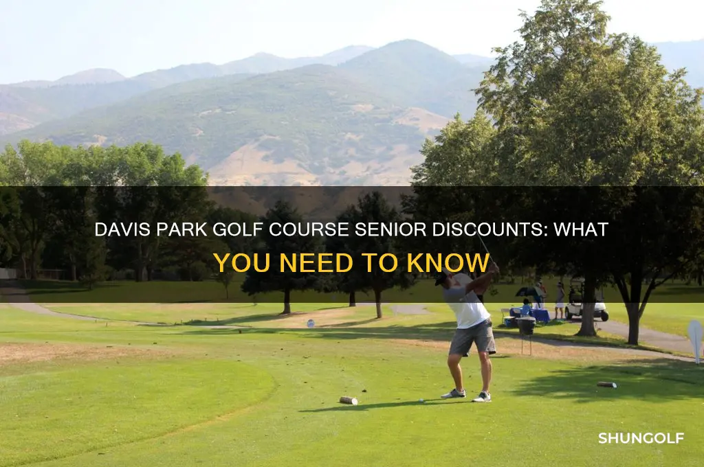 does davis park golf course have senior discounts