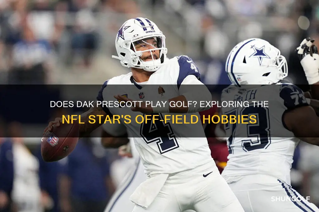 does daxprescott play golf