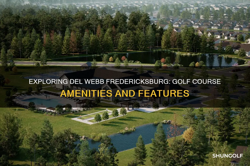 does del webb in frederciksburg have a golf course