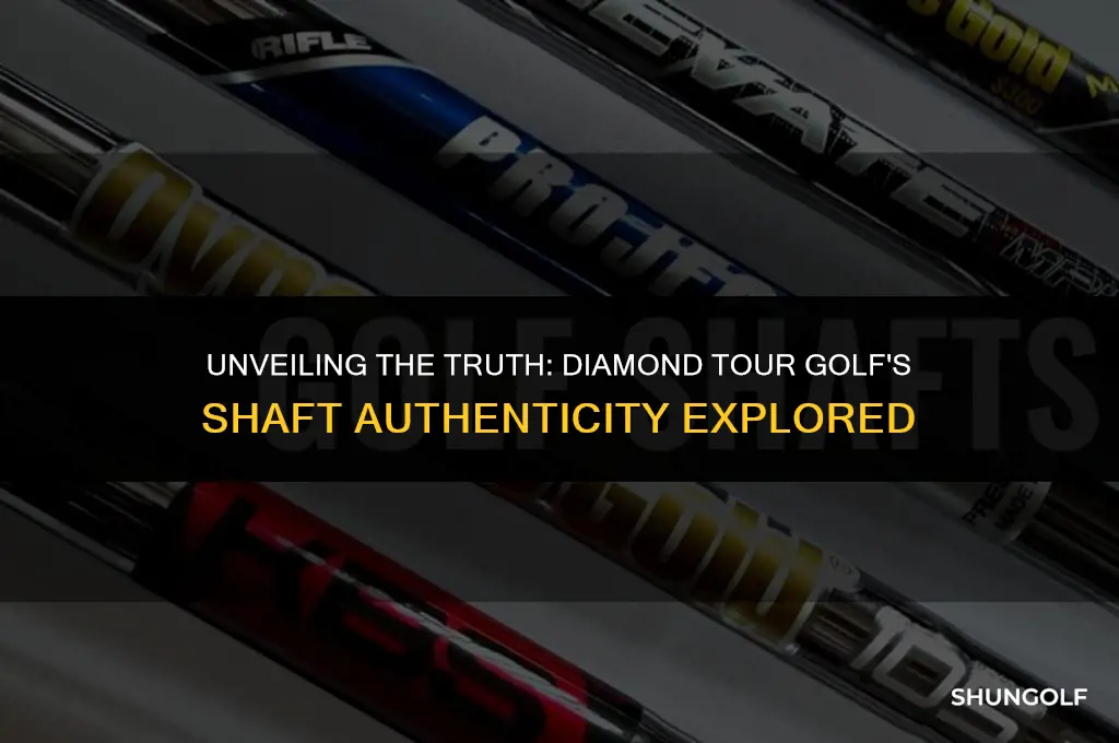 does diamond tour golf sell real shafts