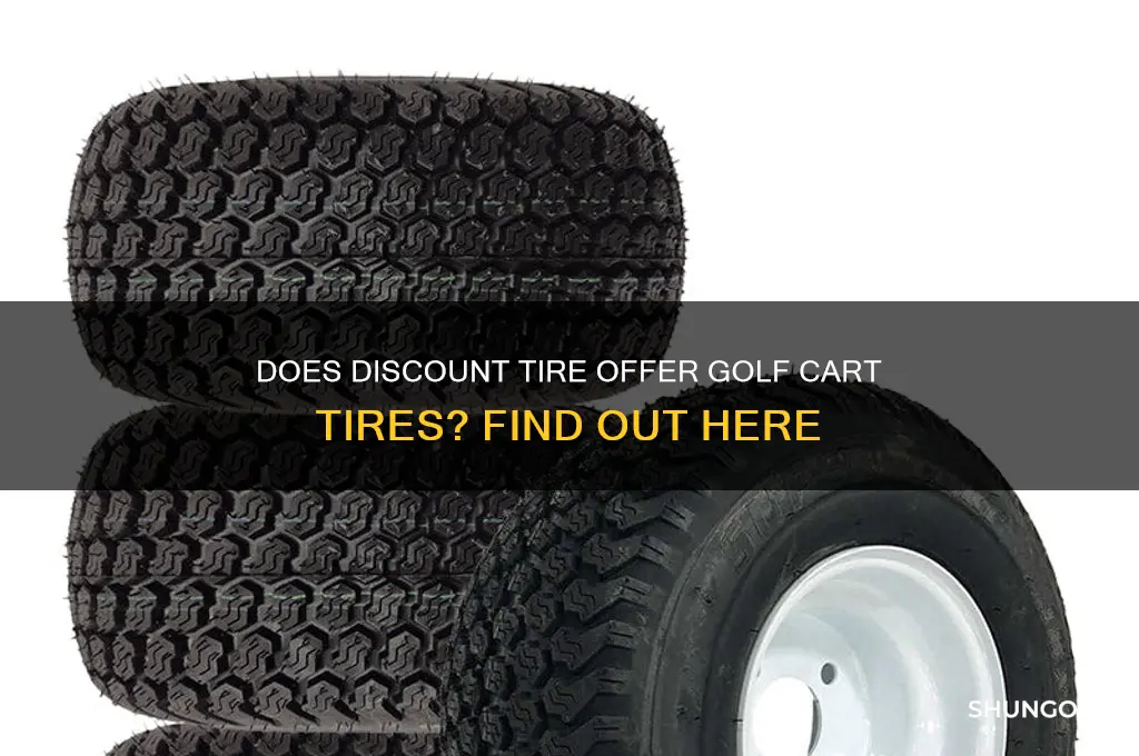 does discount tire sell golf cart tires