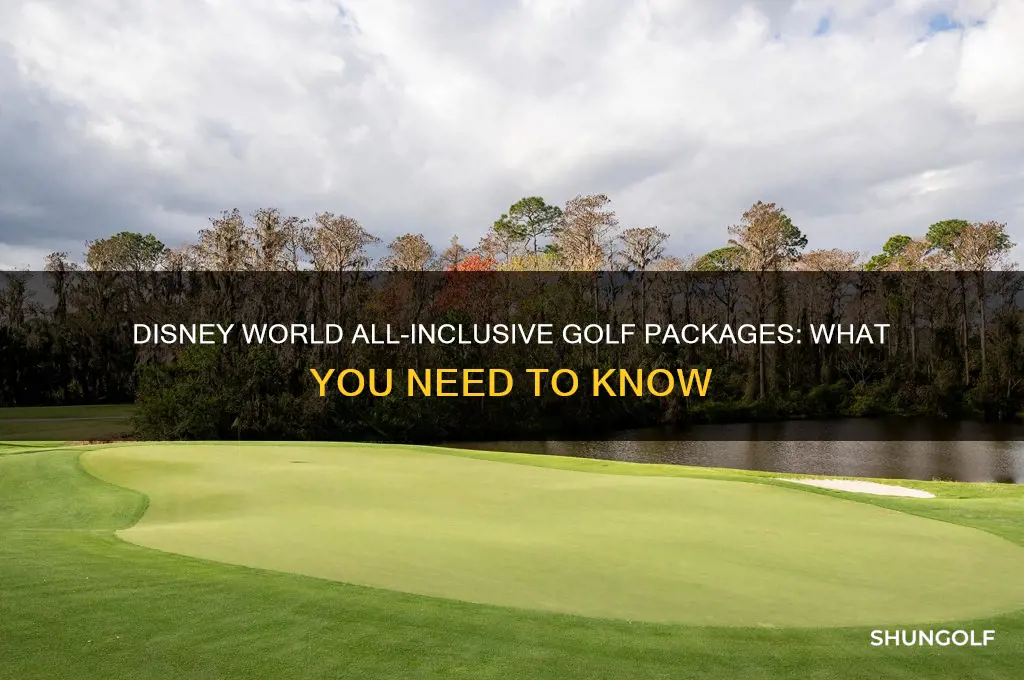 does disney world have all inclusive that inludes golf
