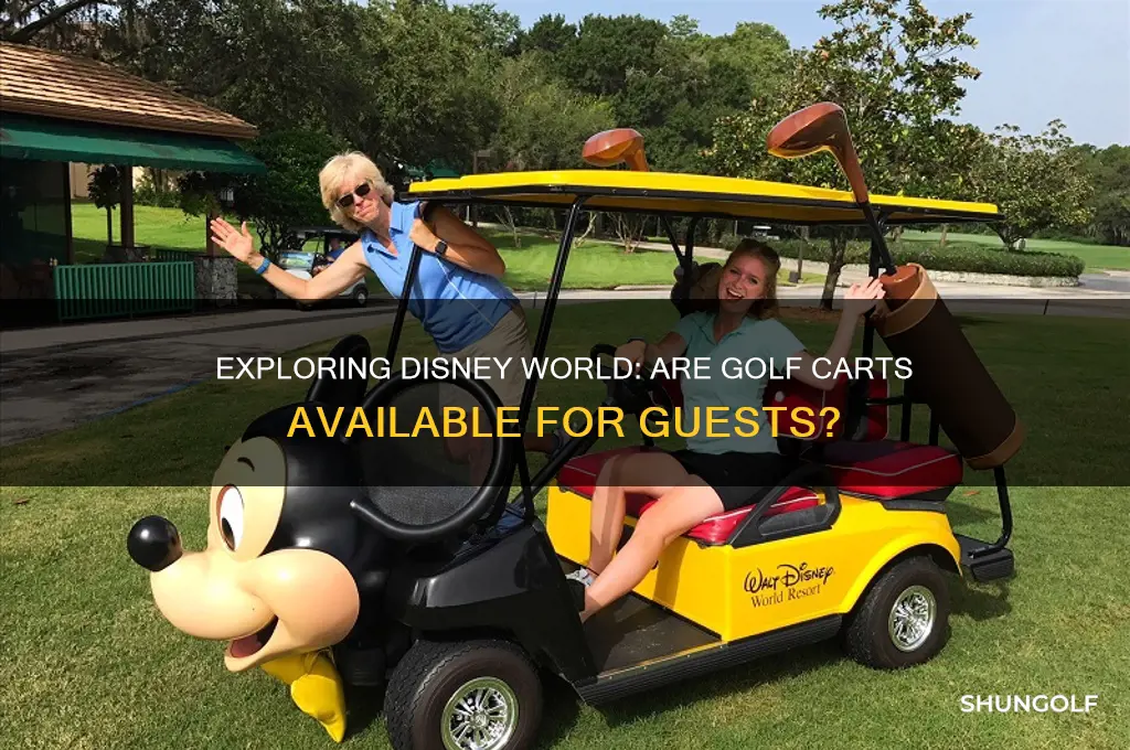 does disney world have golf carts