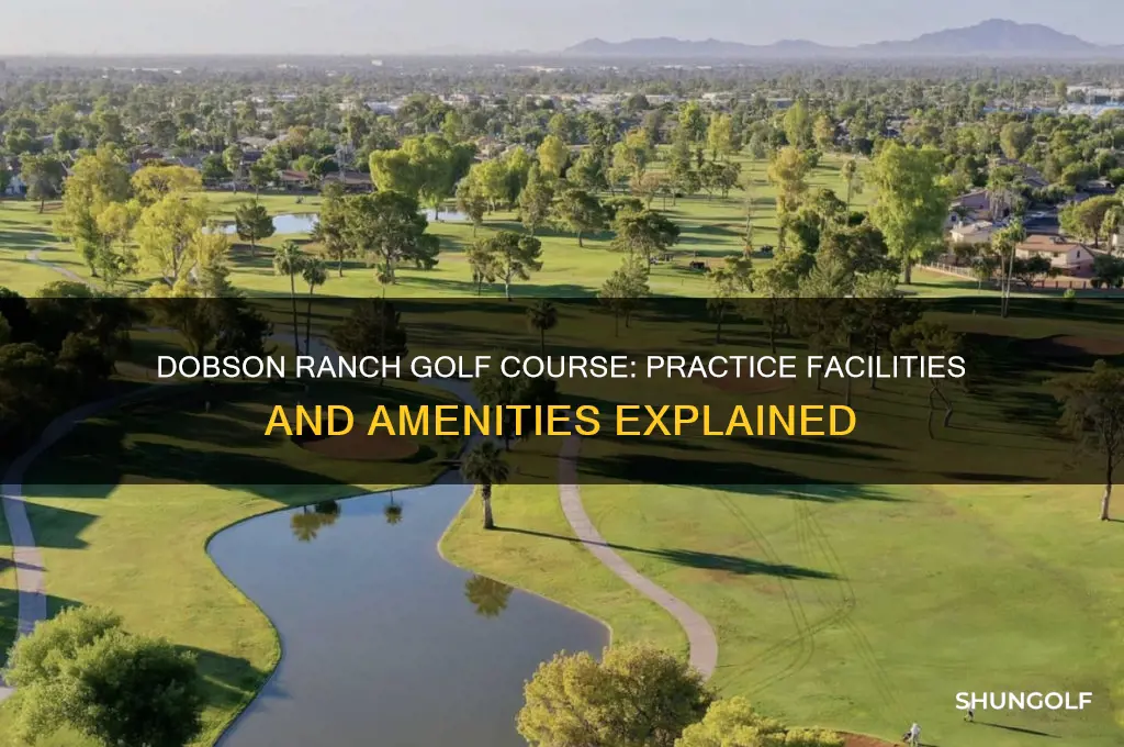 does dobson ranch golf course have practice facilities