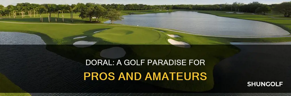 does doral host golf