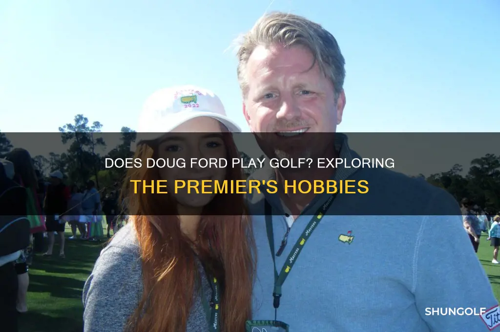 does doug ford play golf