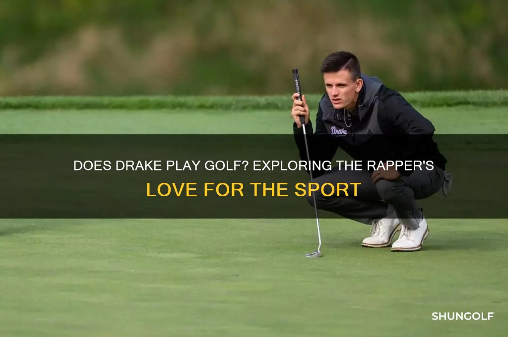 does drake play golf