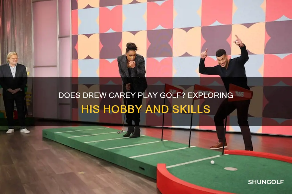 does drew carey play golf