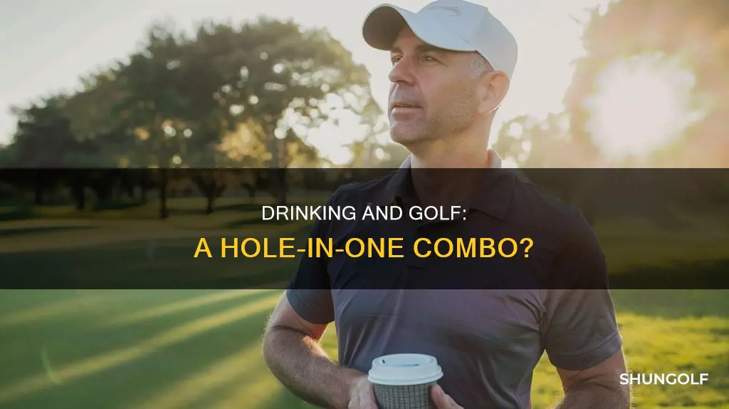 does drinking help golf