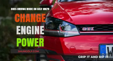 Does Golf MK7R's Driving Mode Alter Engine Power Output?