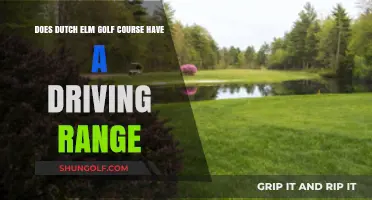 Does Dutch Elm Golf Course Offer a Driving Range?