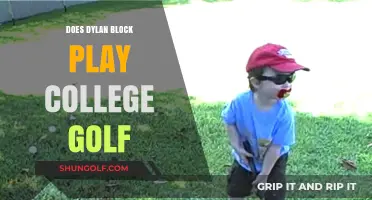 Does Dylan Block Play College Golf? Uncovering His Athletic Journey