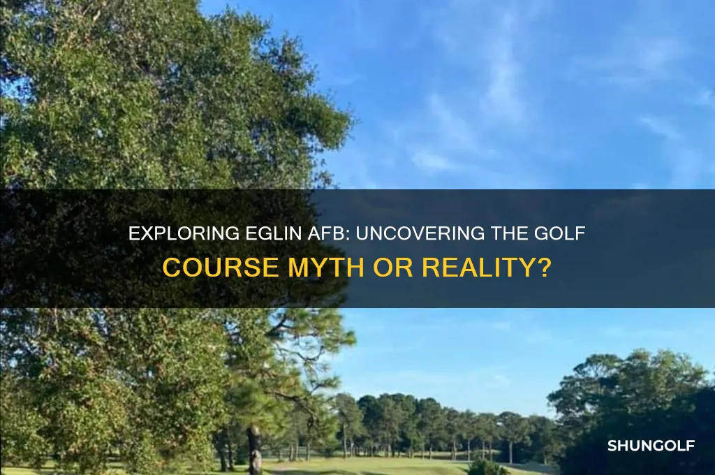 does eglin afb have a golf course