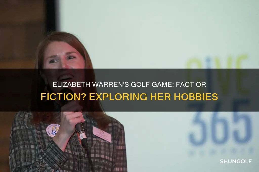does elizabeth warren play golf