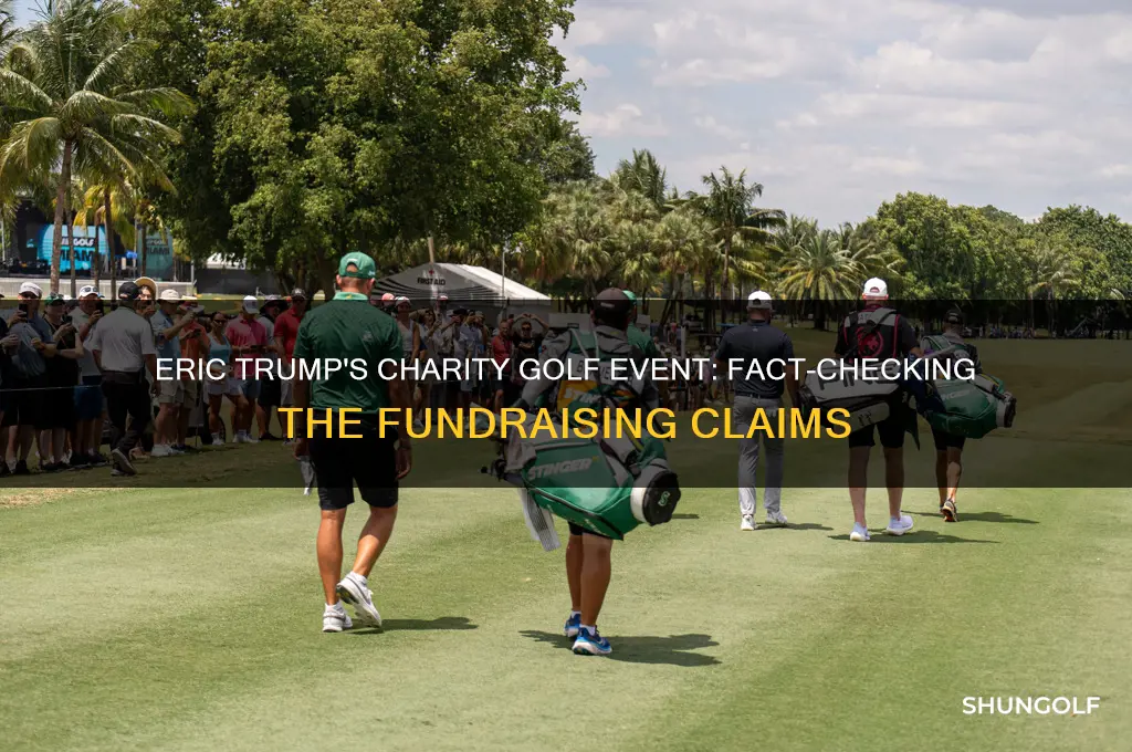 does eric trump have a charity golf event