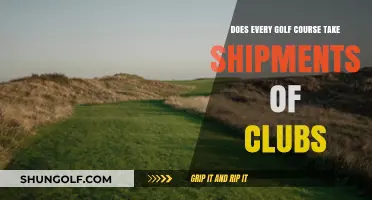 Do All Golf Courses Accept Shipments of Golf Clubs?