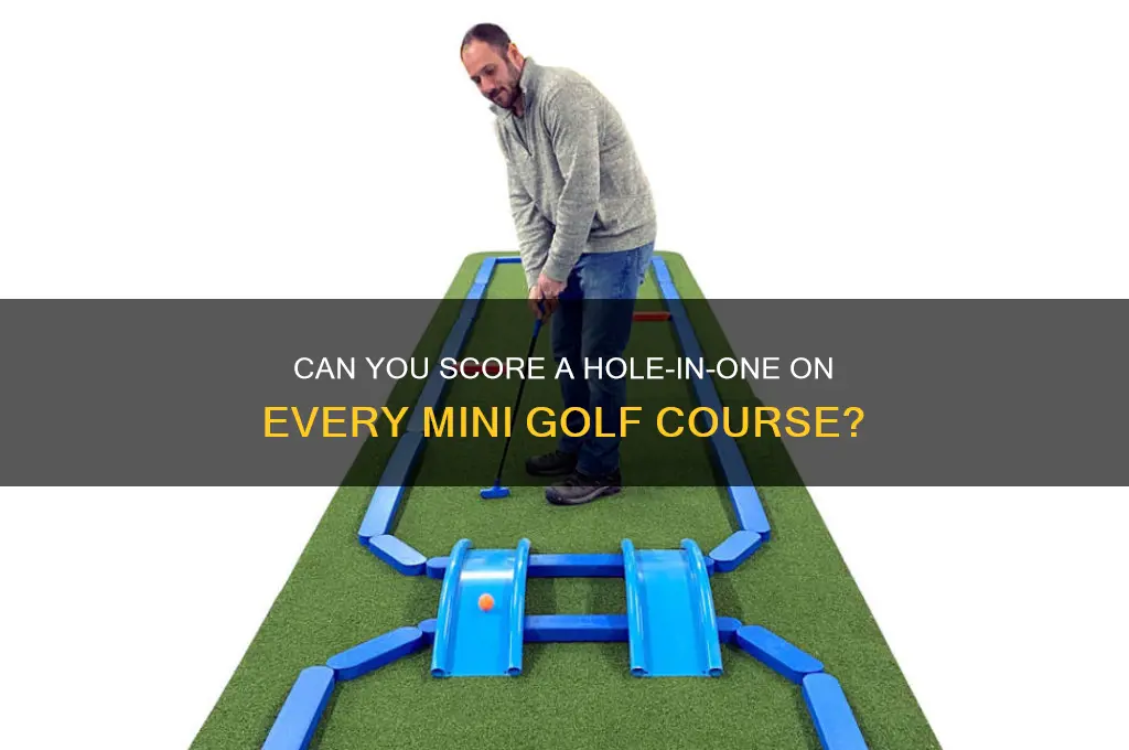 does every mini golf course can you get a 9
