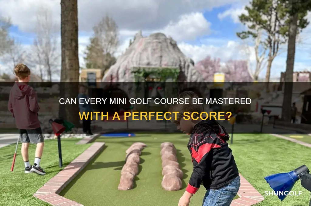 does every mini golf course perfect score