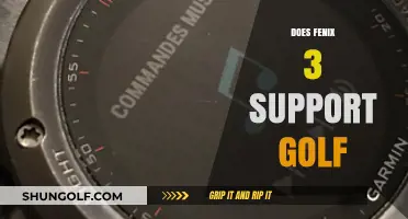 Fenix 3: Golf Companion?