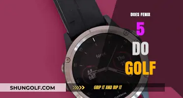 Fenix 5: Your Golf Companion?