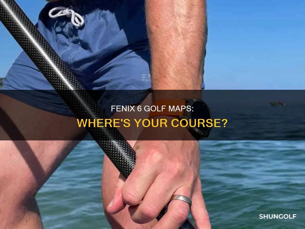 does fenix 6 have golf maps